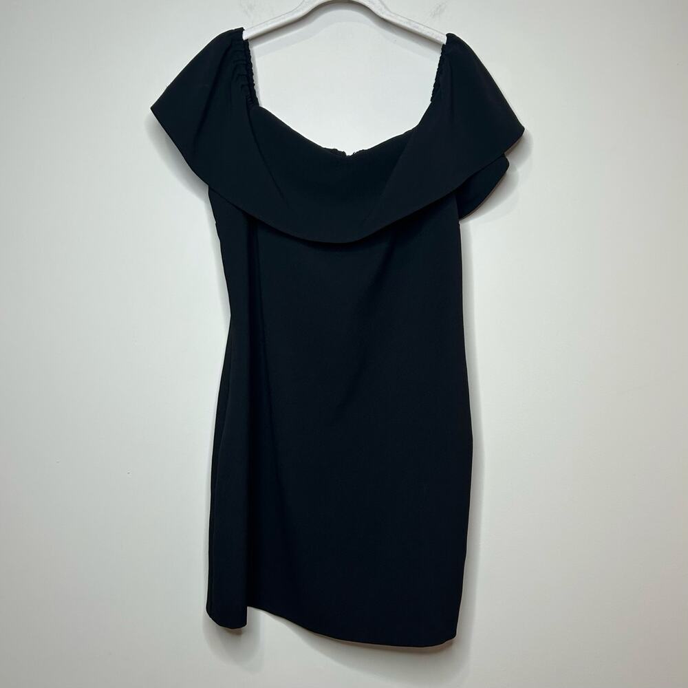 Charles Henry Black Off the Shoulder Dress Size XL - Picture 2 of 10